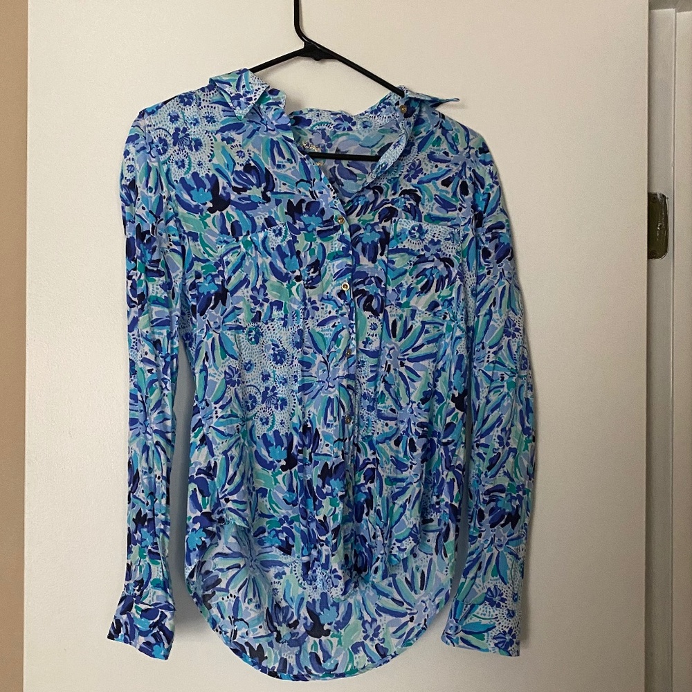 Lilly Pulitzer Sea View Shirt